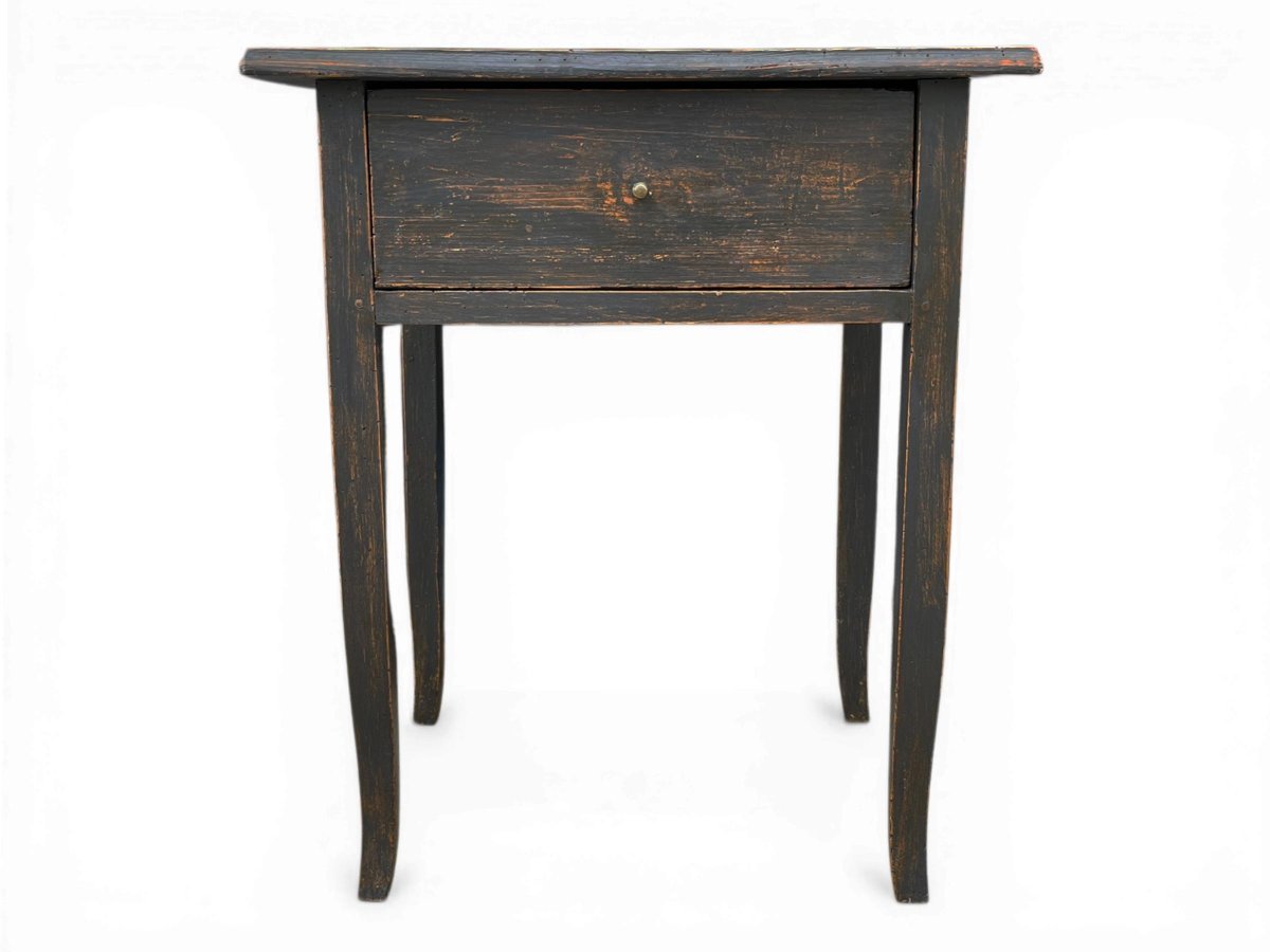 Tavolino alpino in abete del 1850 circa-photo-3