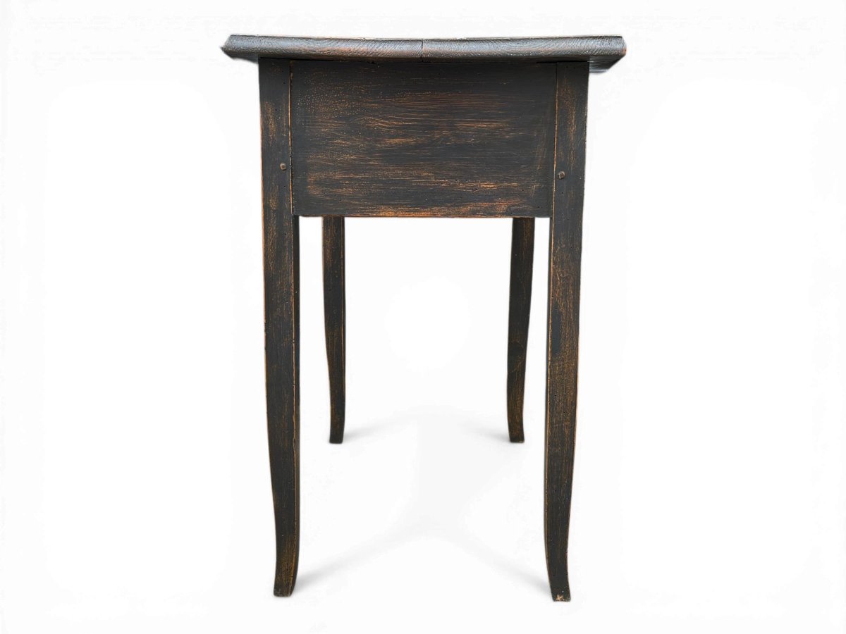 Tavolino alpino in abete del 1850 circa-photo-3