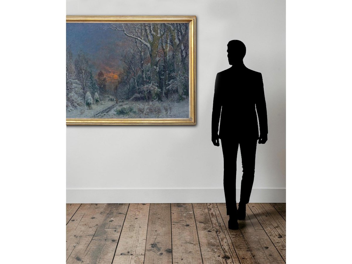 Paesaggio Notturno con Neve -photo-4