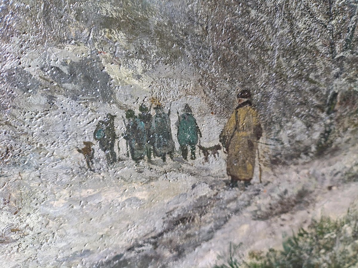 Paesaggio Notturno con Neve -photo-1