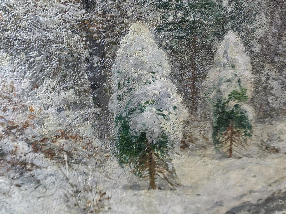 Paesaggio Notturno con Neve -photo-3