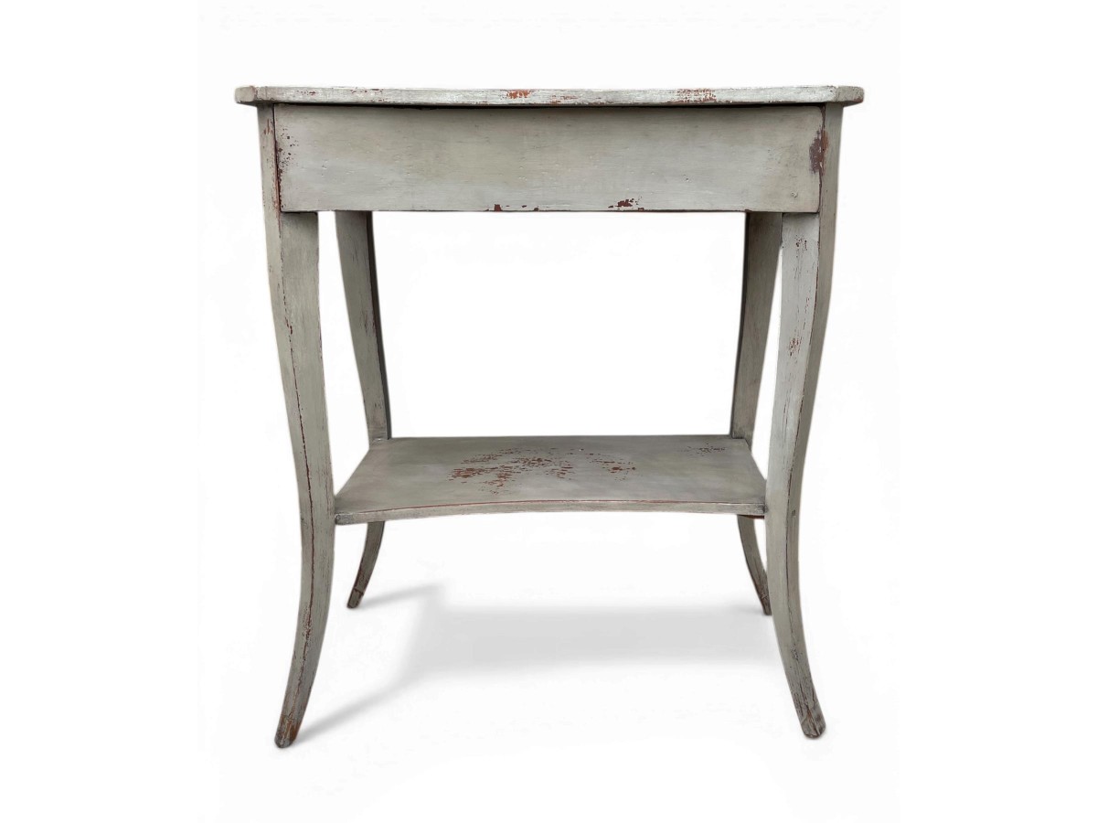Tavolino Biedermeier Laccato, 1815 circa