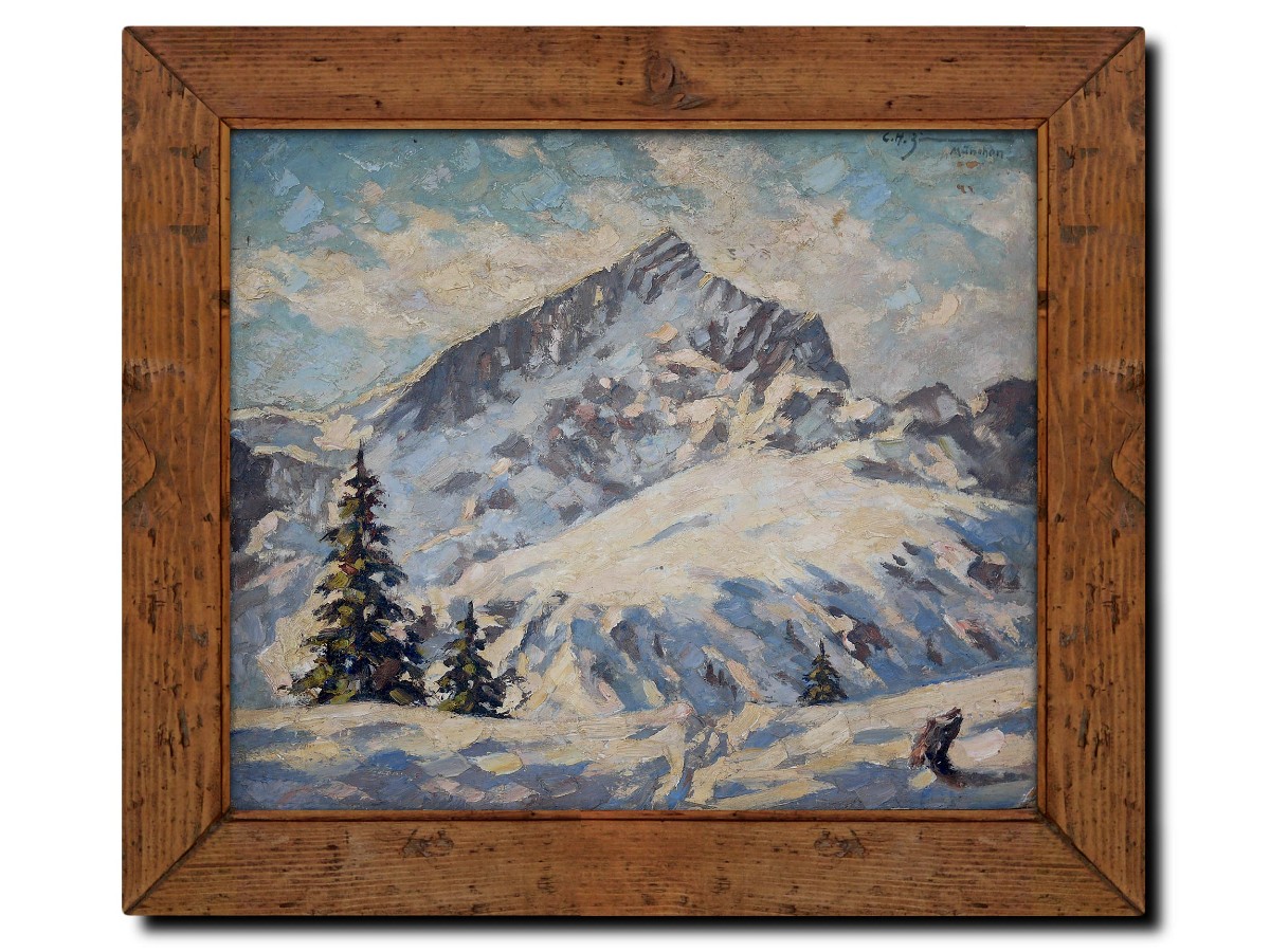 Inverno sull’Alpspitze, Alpi Bavaresi