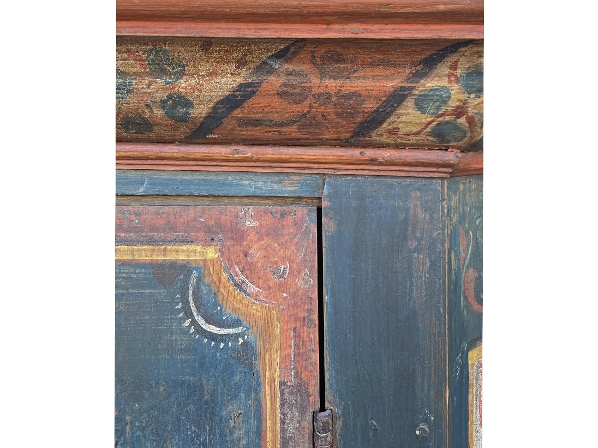 Armadio Dipinto Tirolese, datato 1817-photo-2