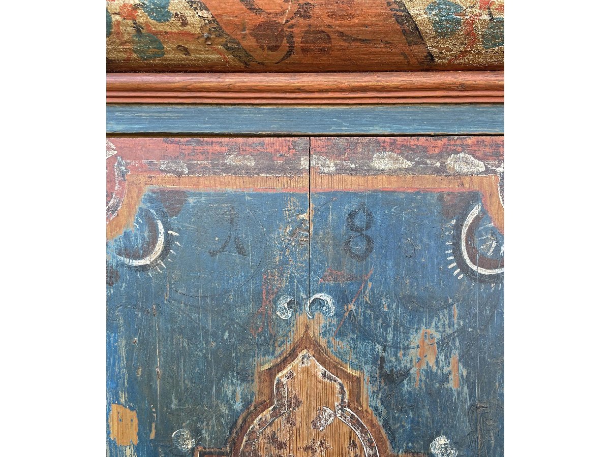 Armadio Dipinto Tirolese, datato 1817-photo-4