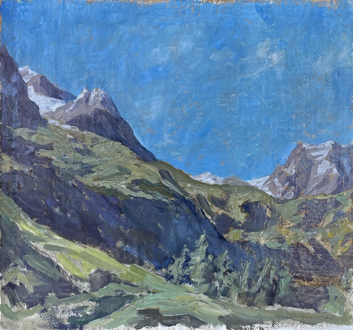 Quadro Paesaggio Montano-photo-2