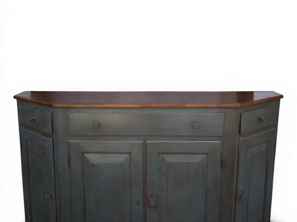 Credenza Italiana dipinta a quattro porte-photo-1