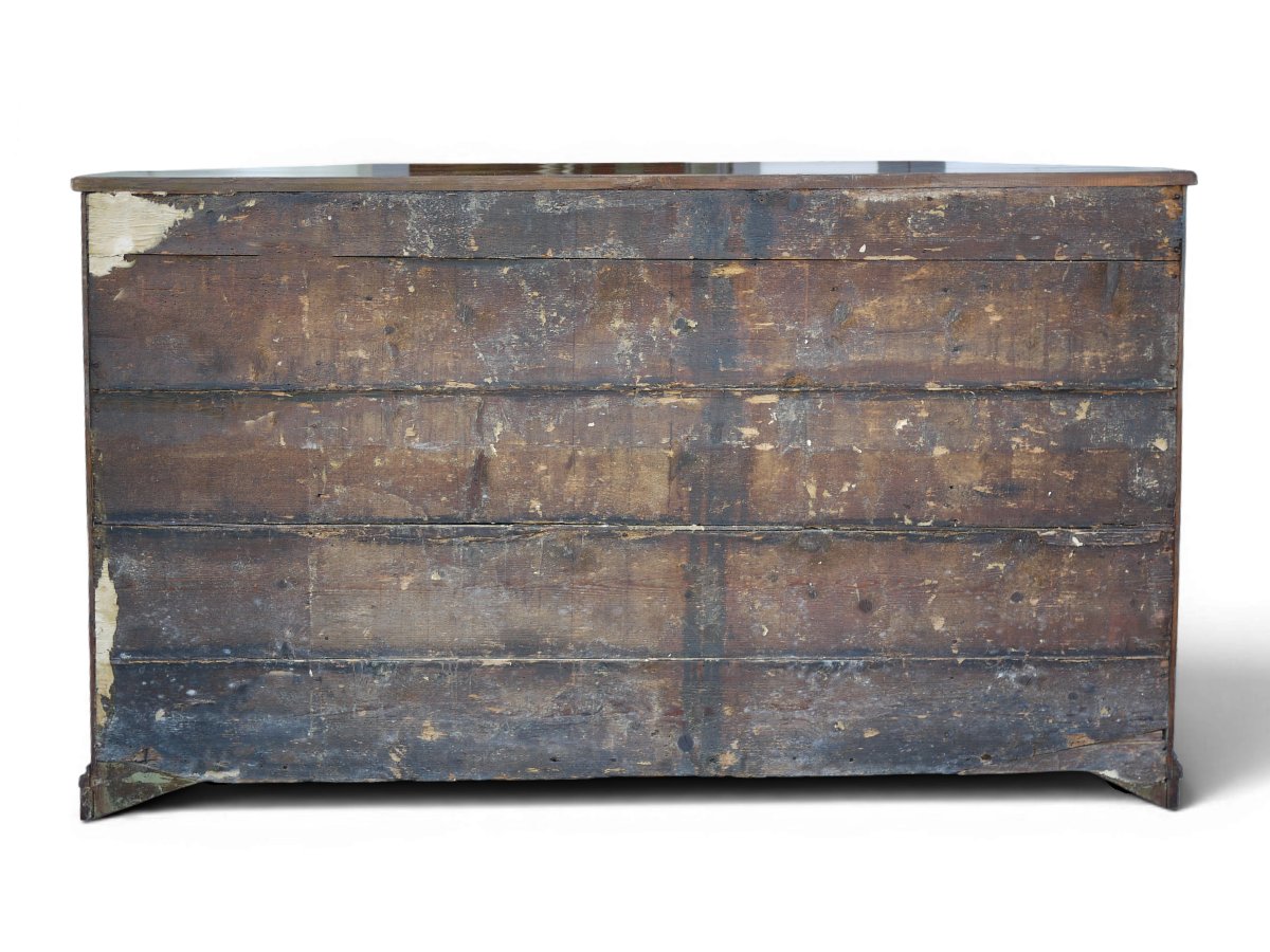 Credenza Italiana dipinta a quattro porte-photo-8