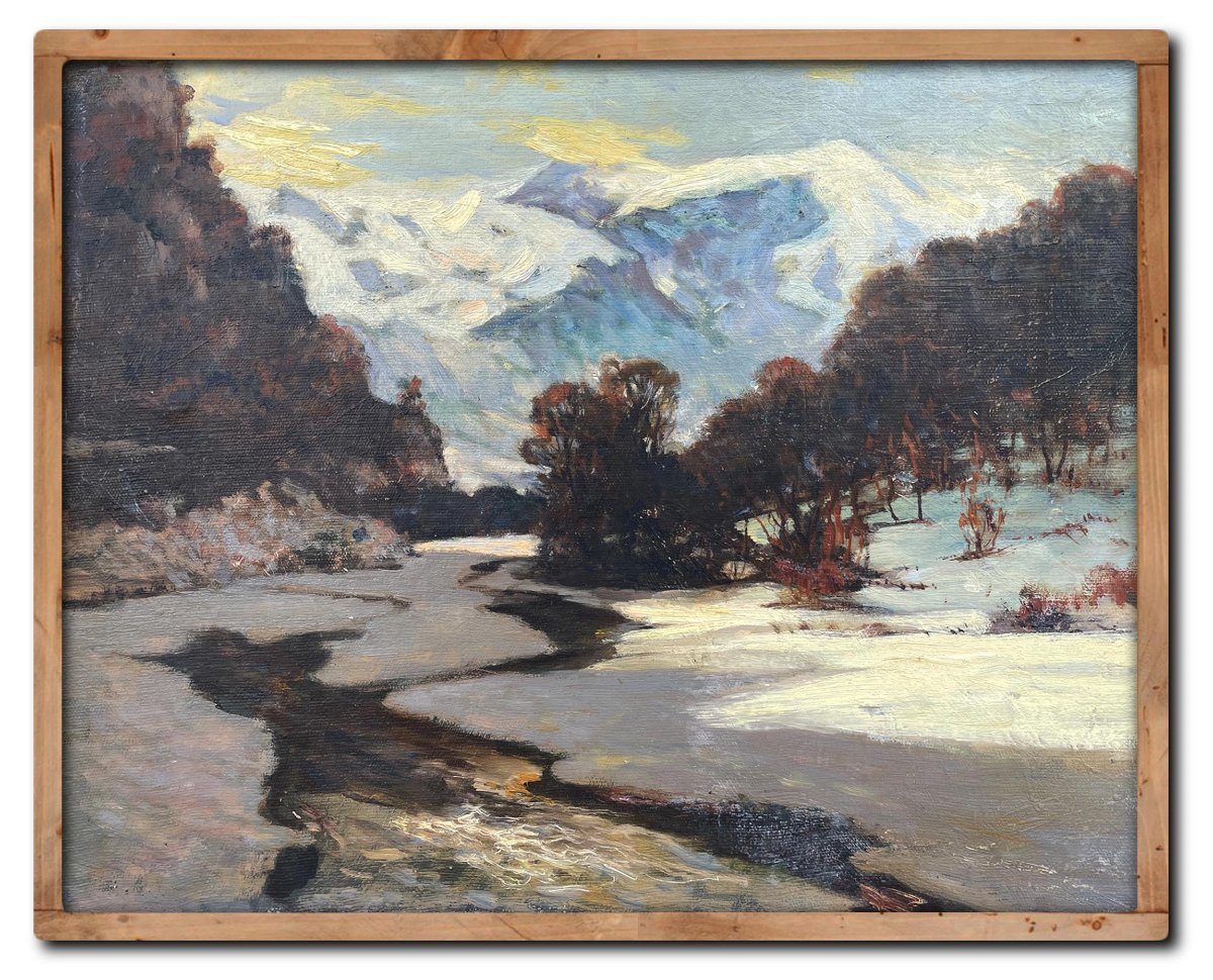 Inverno nella gola di Chegem – A. Ostryakin