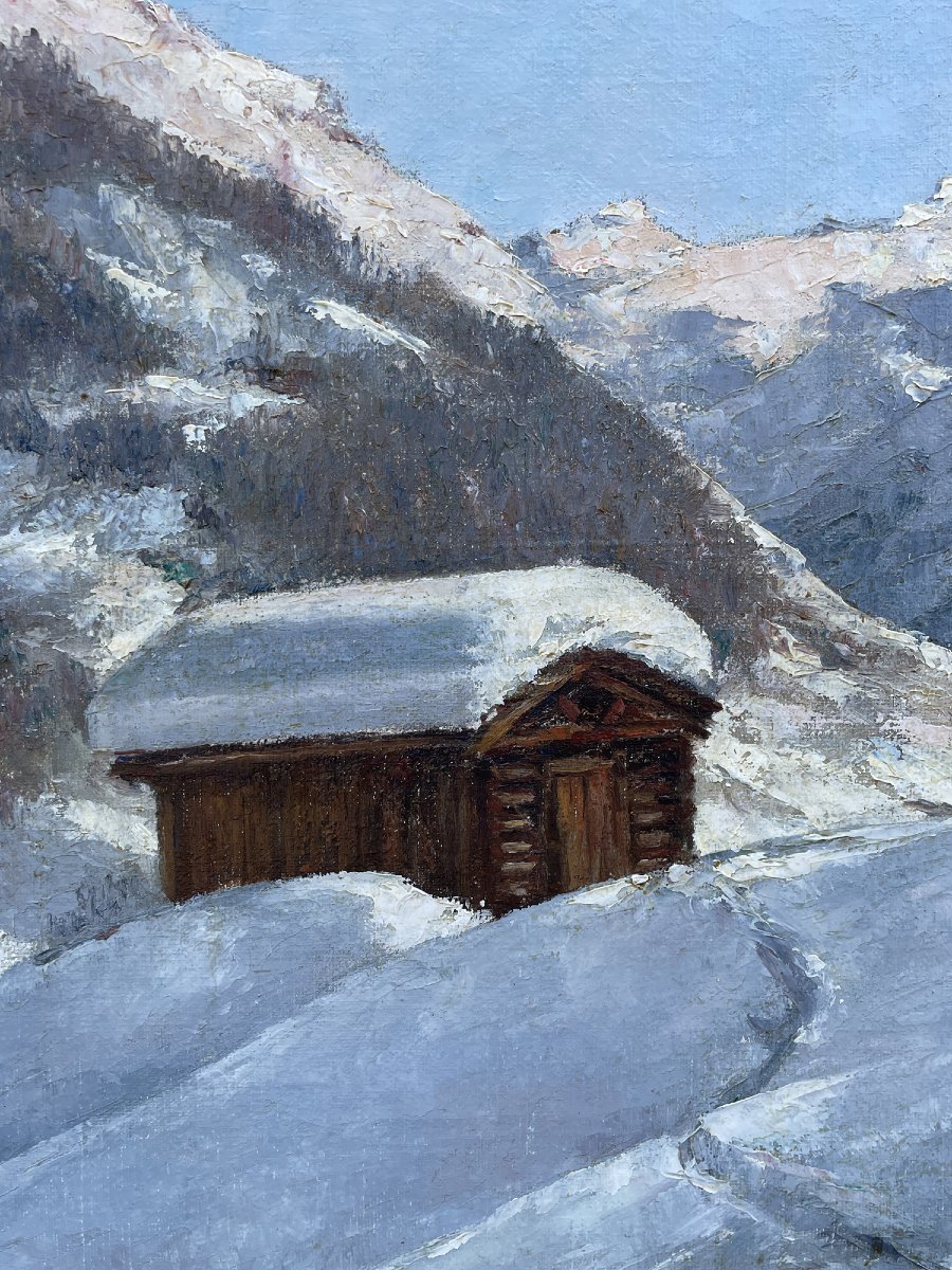 Paesaggio Innevato, Kloster Cavadurli, Silvretta, Svizzera-photo-3