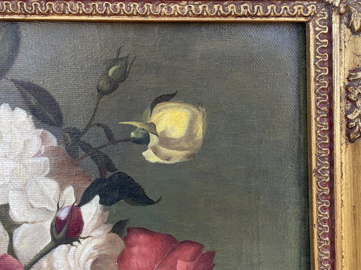 Natura morta con rose e frutta-photo-6