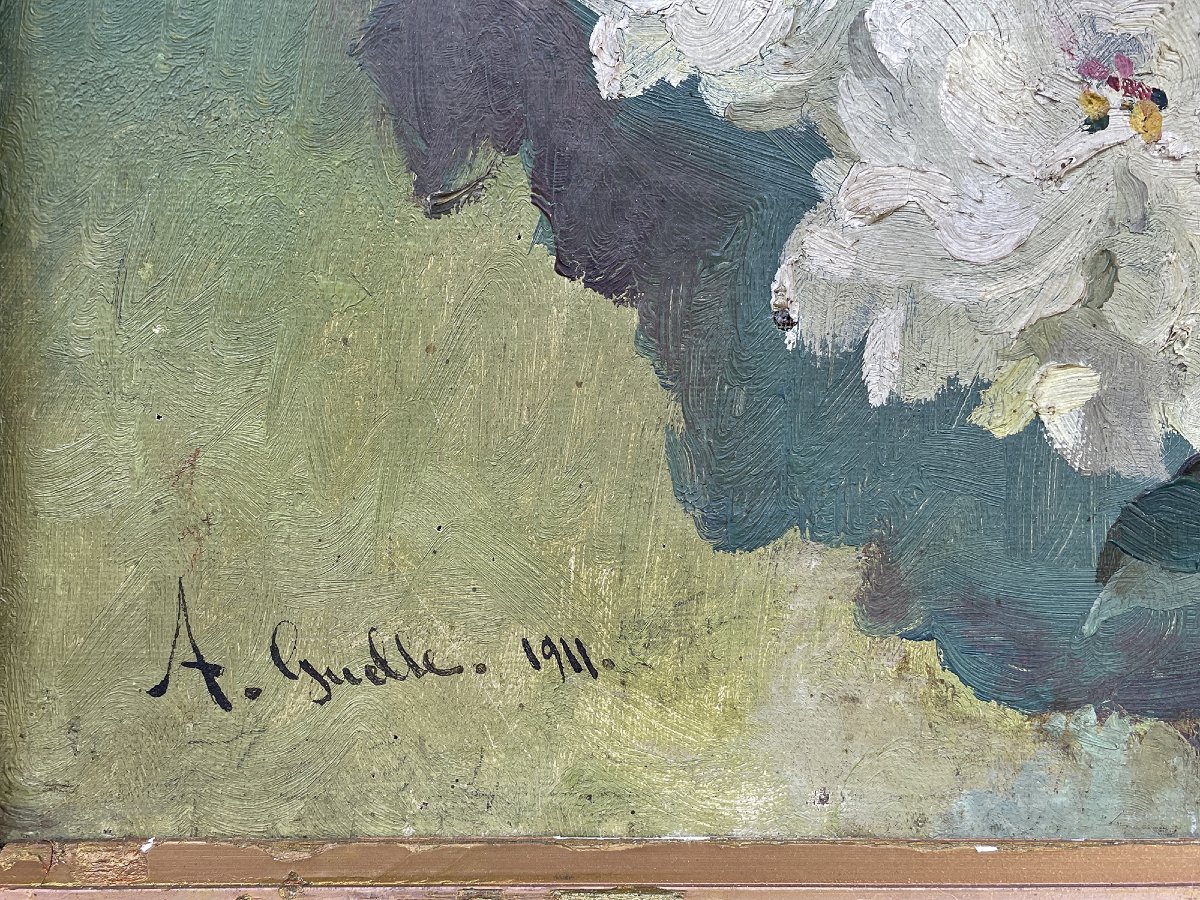 Giardino Fiorito – Alexandre Guelle – 1911 - olio su tela -photo-2