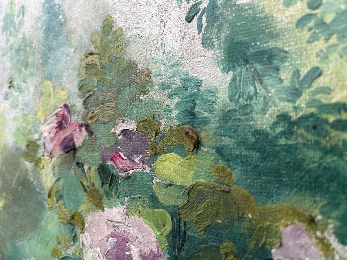 Giardino Fiorito – Alexandre Guelle – 1911 - olio su tela -photo-5