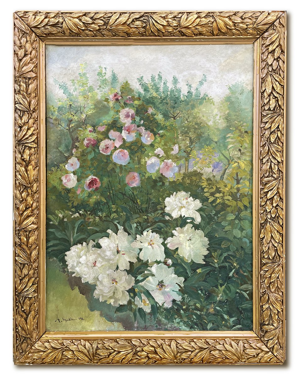 Giardino Fiorito – Alexandre Guelle – 1911 - olio su tela 