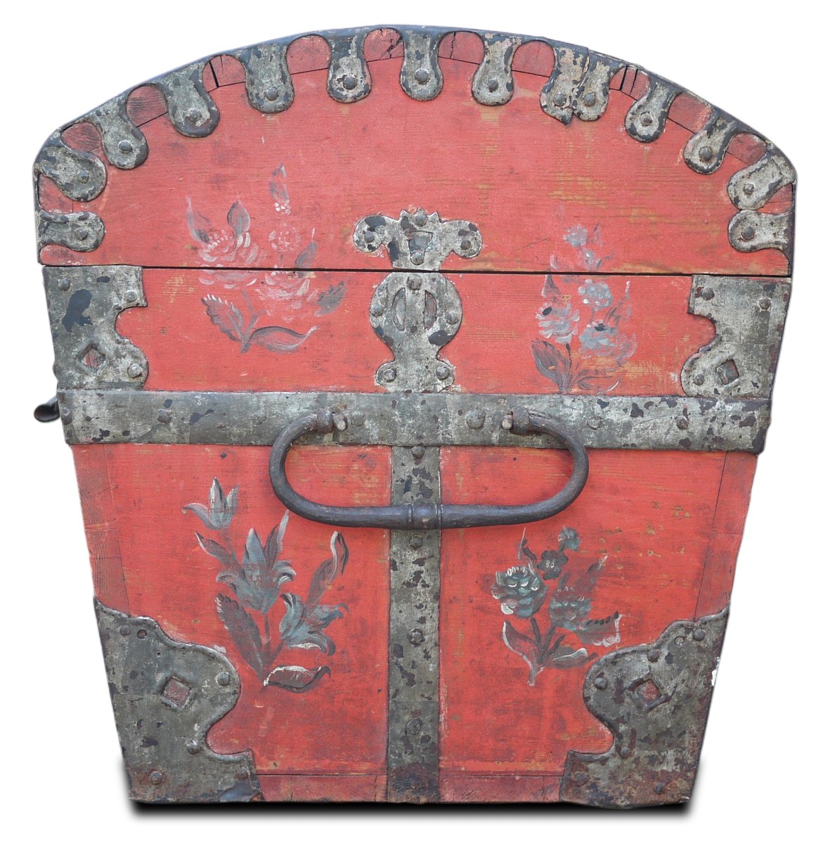 Baule dipinto datato 1704-photo-7