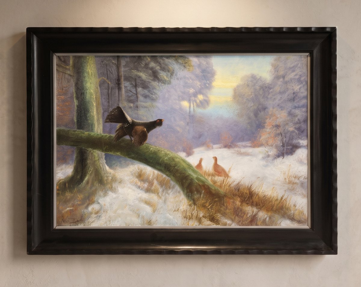Paesaggio Invernale con Gallo Cedrone-photo-6