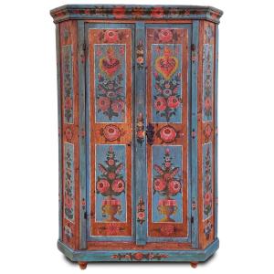 Armadio Dipinto Azzurro datato 1841 