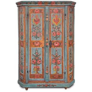 Armadio Dipinto Azzurro datato 1841 