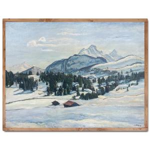 Paesaggio alpino innevato – Harald Tillberg 