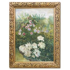 Giardino Fiorito – Alexandre Guelle – 1911 - olio su tela 