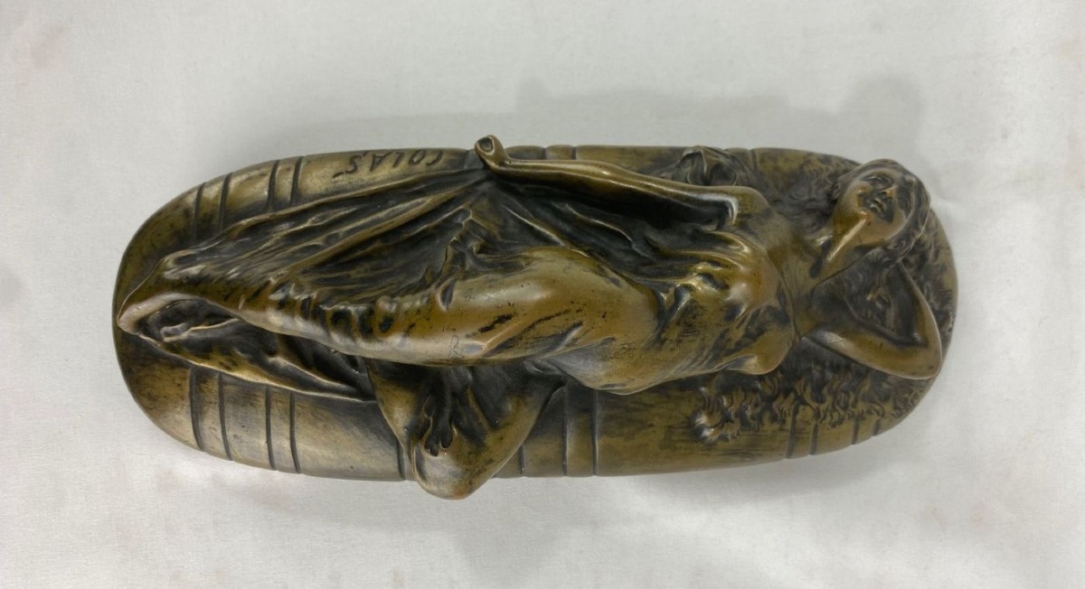 Scultura in bronzo firmata "Colas" e "Poullain"-photo-3