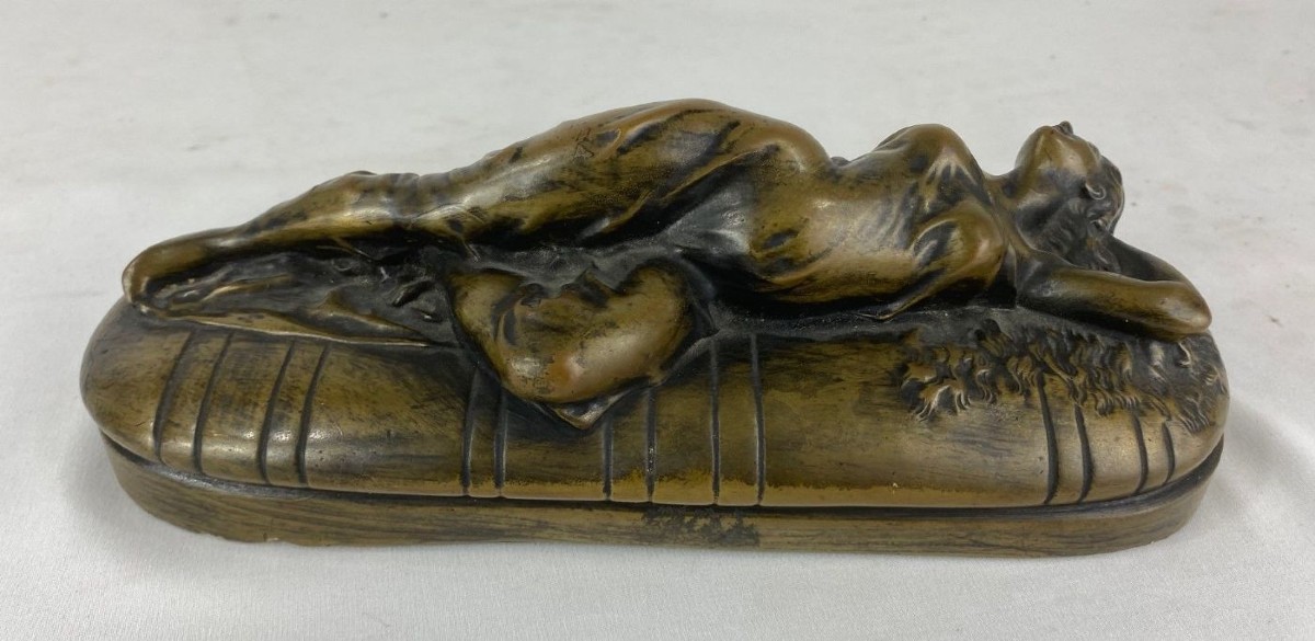 Scultura in bronzo firmata "Colas" e "Poullain"-photo-4