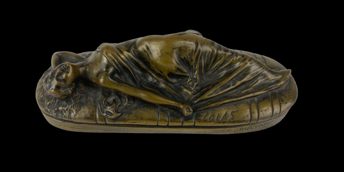 Scultura in bronzo firmata "Colas" e "Poullain"