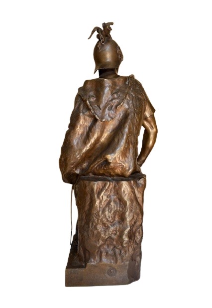Paul Dubois "Le Courage Militaire " - Bronze Barbedienne-photo-4