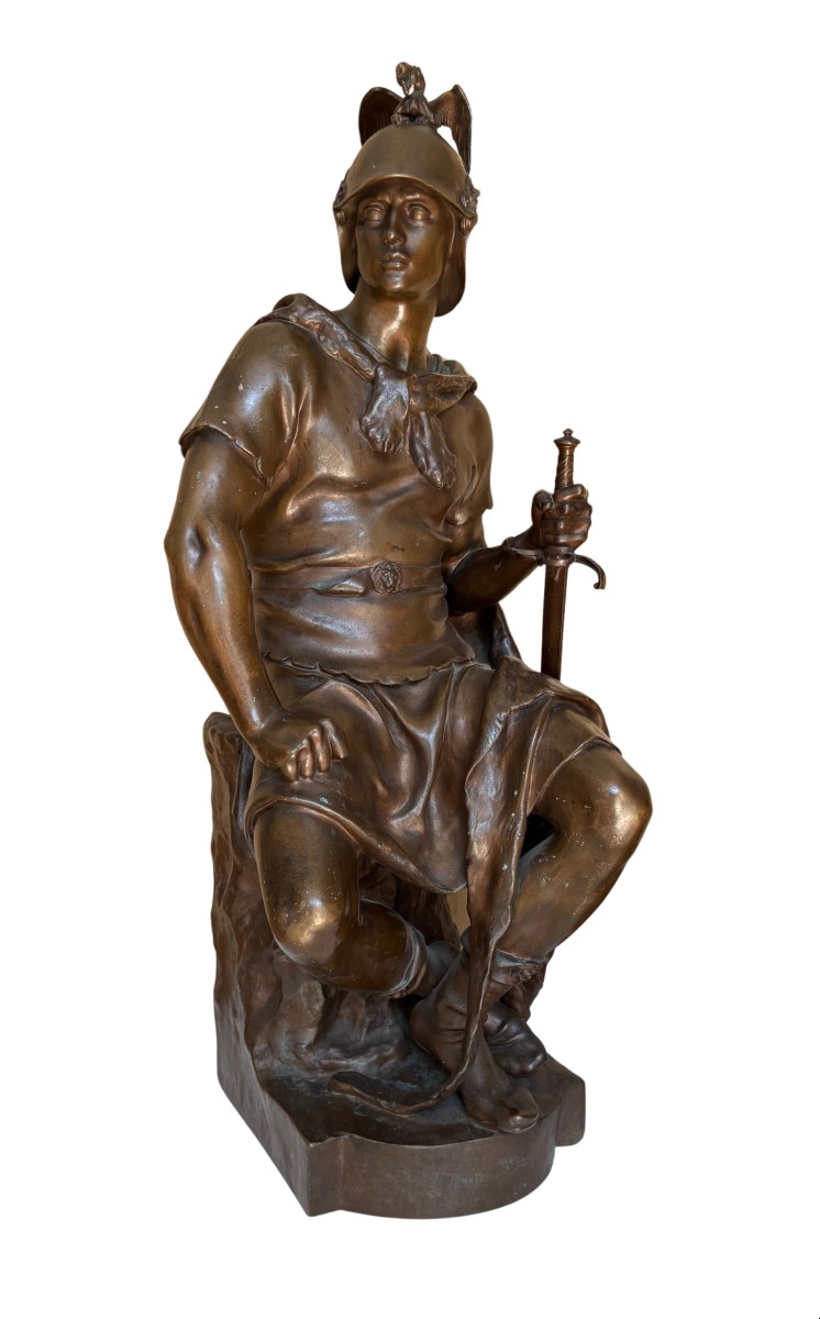 Paul Dubois "Le Courage Militaire " - Bronze Barbedienne