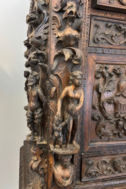 Mobile a bambocci genovese in noce-photo-3