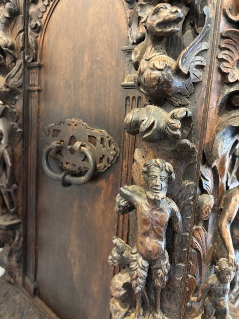 Mobile a bambocci genovese in noce-photo-5