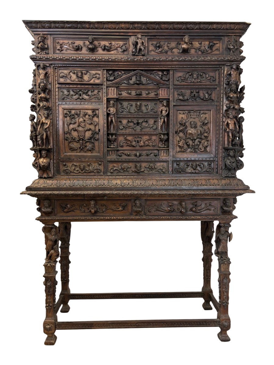 Mobile a bambocci genovese in noce