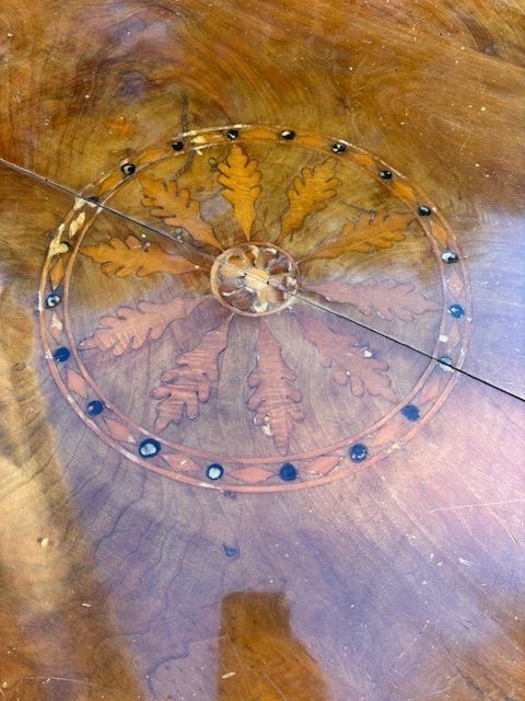 Tavolo emiliano in noce allungabile  -photo-3