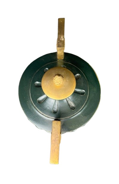 coppia di vasi in bronzo dorato al mercurio e bruniti-photo-1