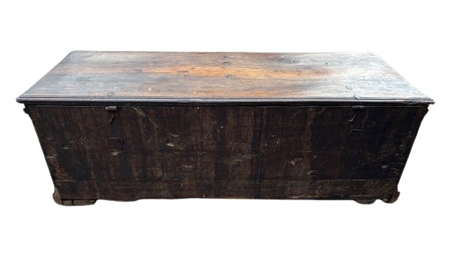 Cassone piemontese in noce (restauri)-photo-3