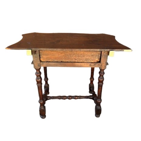 Consolle a rocchetto in noce di area emiliana-photo-2