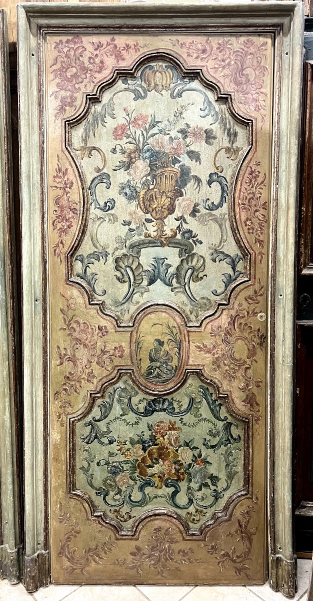 Coppia di porte dipinte-photo-2