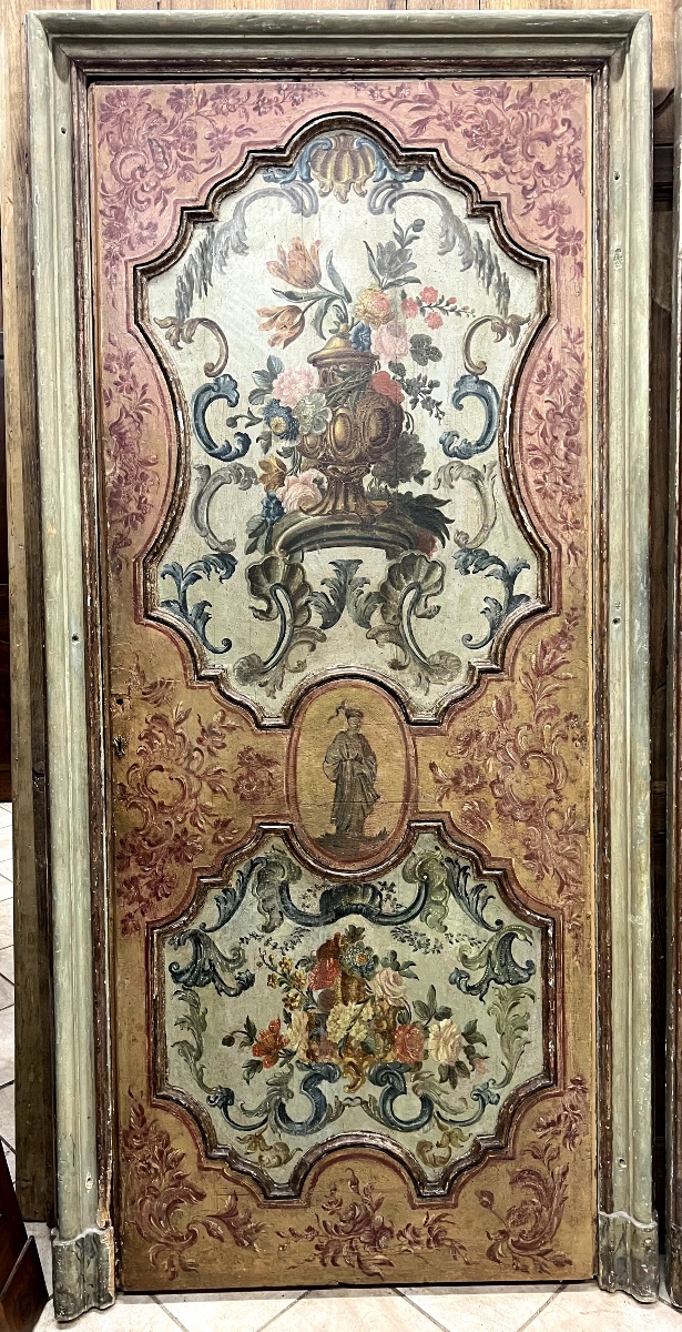 Coppia di porte dipinte-photo-3