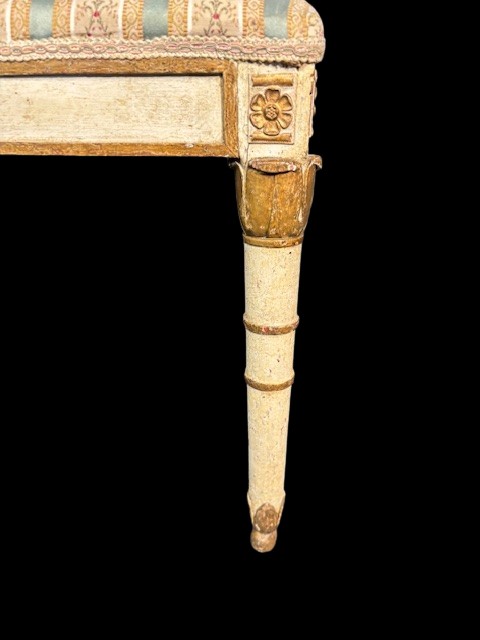 Panchetto neoclassico coi punzoni di Maria Luigia per il  Palazzo di Colorno -photo-2