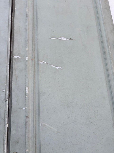 Grande porta francese con retro con specchi-photo-4