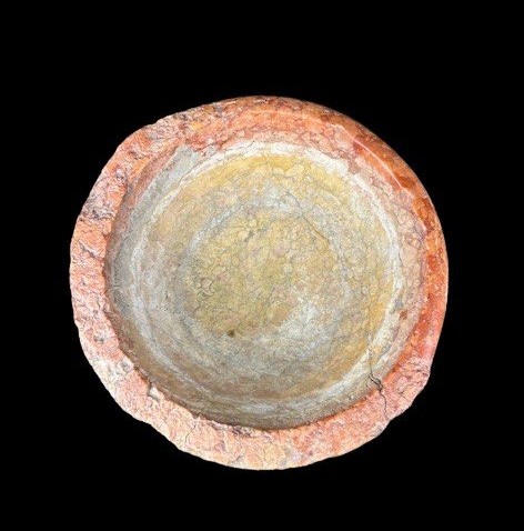 piccola acquasantiera in marmo rosa-photo-2