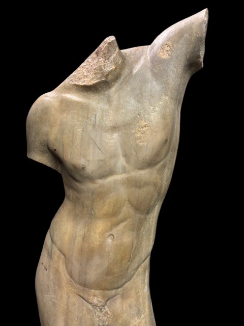Torso in marmo venato-photo-2