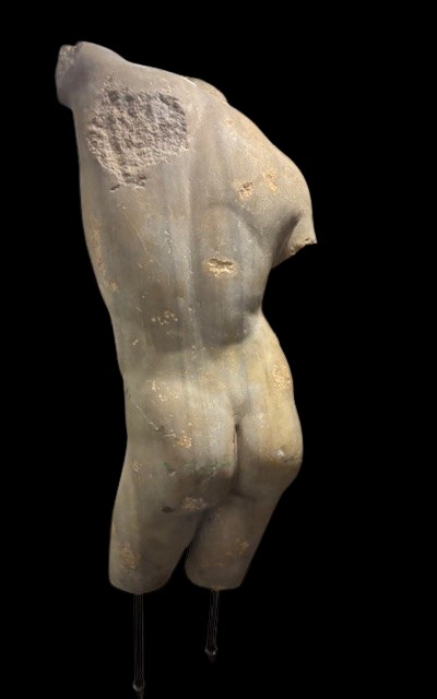 Torso in marmo venato-photo-3
