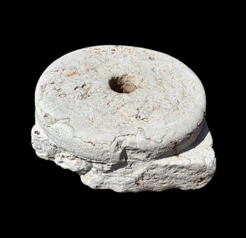 basamento veneziano  di colonna in marmo bianco d'Istria -photo-3