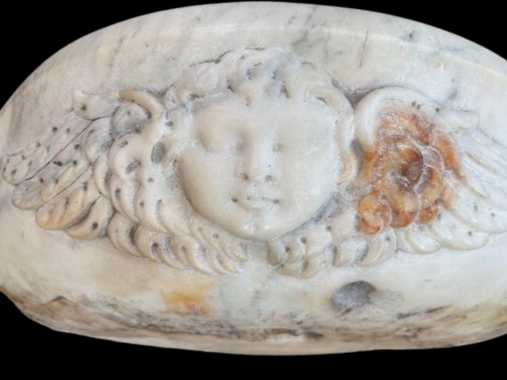 lavamani toscano ad angolo in marmo bianco-photo-3