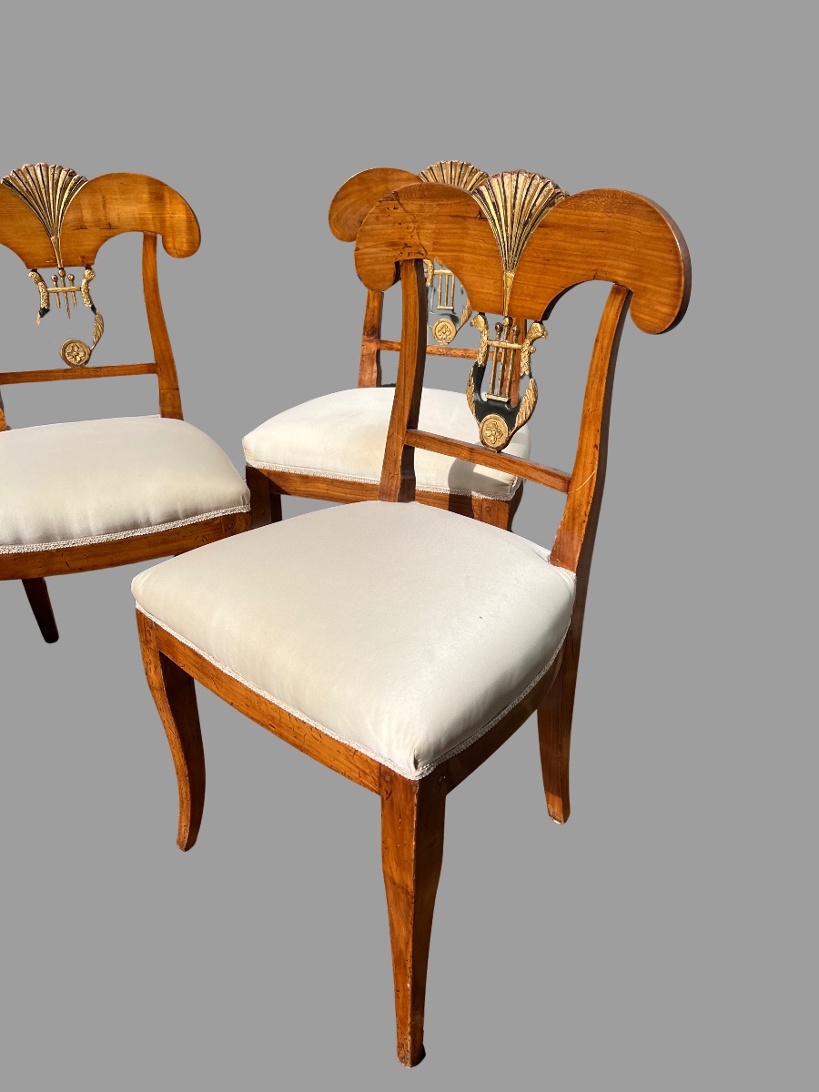 Quattro sedie Biedermeier-photo-3