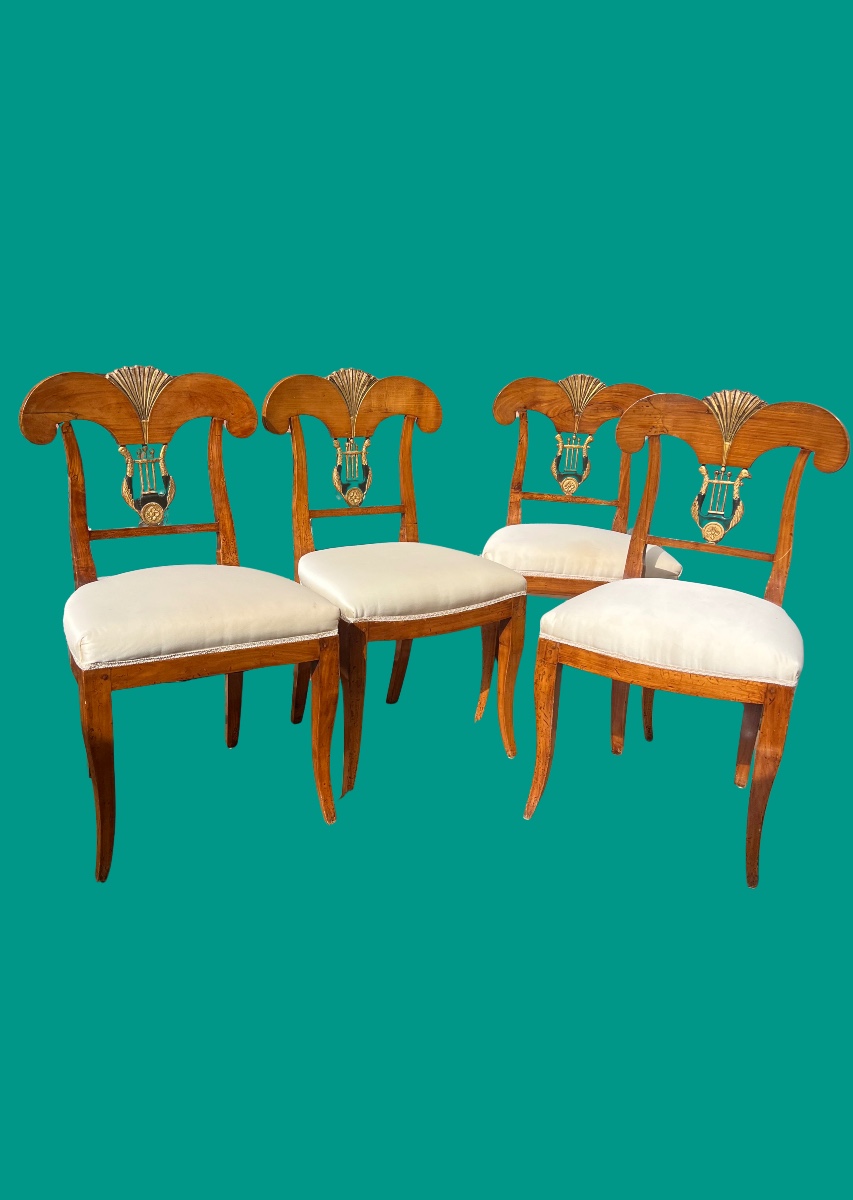 Quattro sedie Biedermeier-photo-4