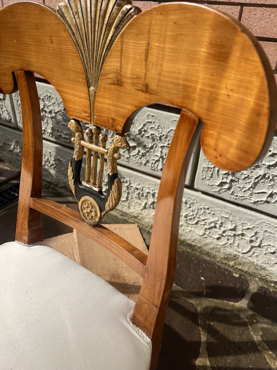 Quattro sedie Biedermeier-photo-3