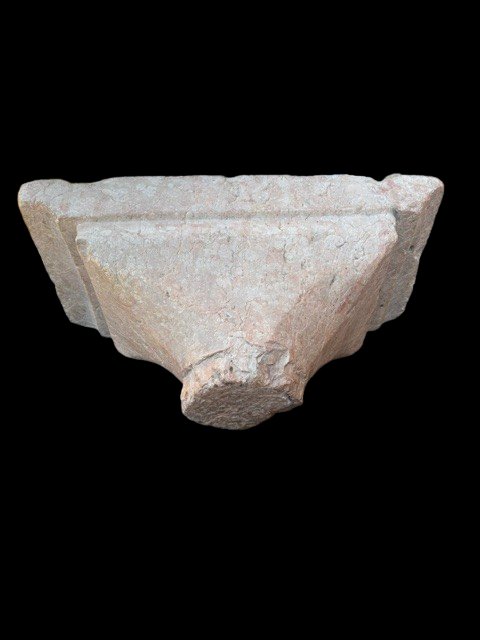 2 capitelli in marmo rosa di Verona-photo-1