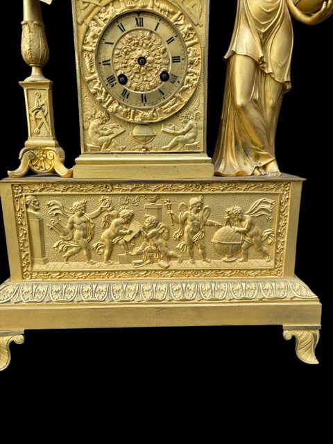 Orologio in bronzo dorato (meccansimo da revisionare ) -photo-4